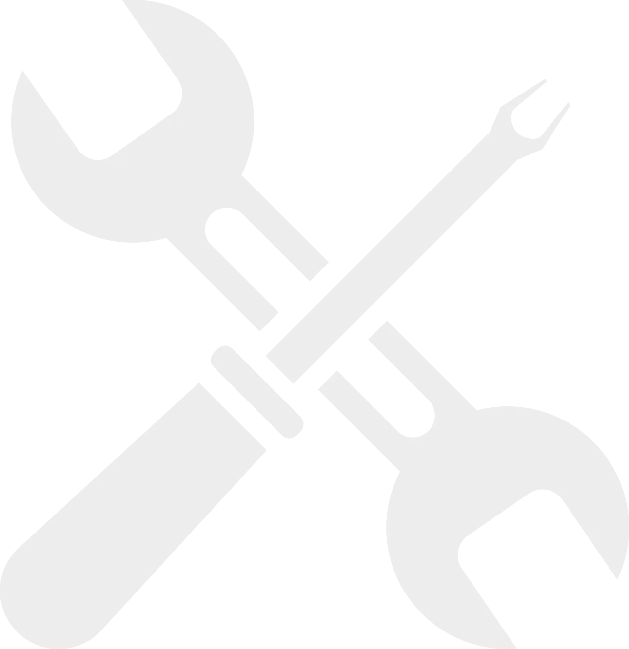 Crossed wrench and screwdriver illustration.