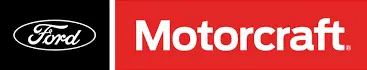 Ford Motorcraft logo with white text on red background.